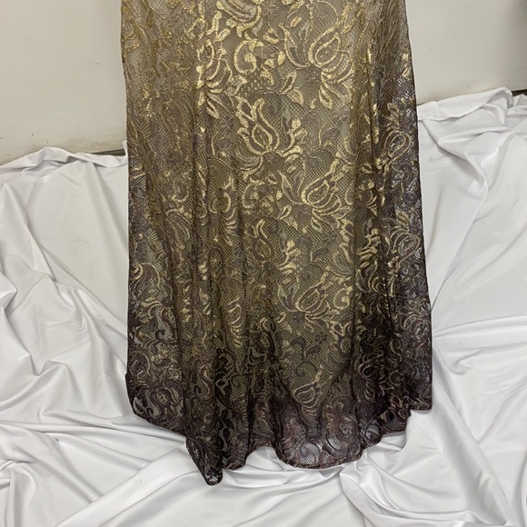 Montage by Liman long sleeves ombré lace gown - Picture 7 of 15